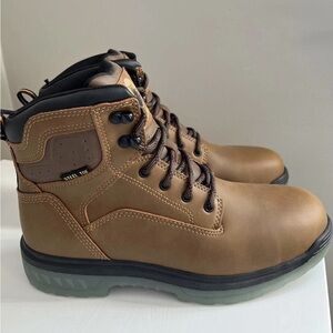 Men's BRAHMA Steel Toe Work Boots Size 8